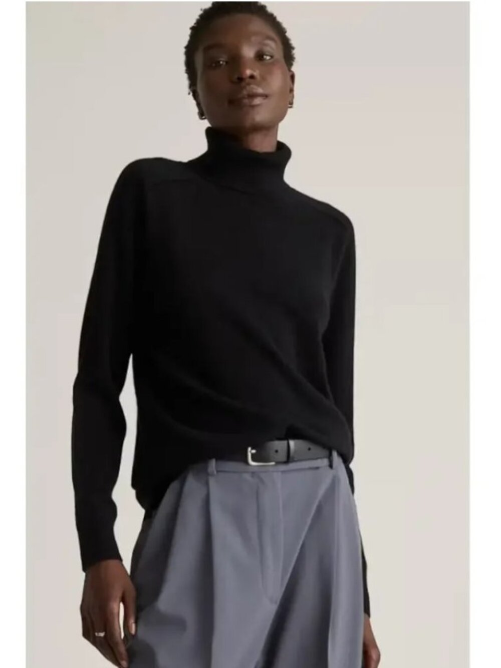 Quince Mongolian Cashmere Turtleneck Sweater